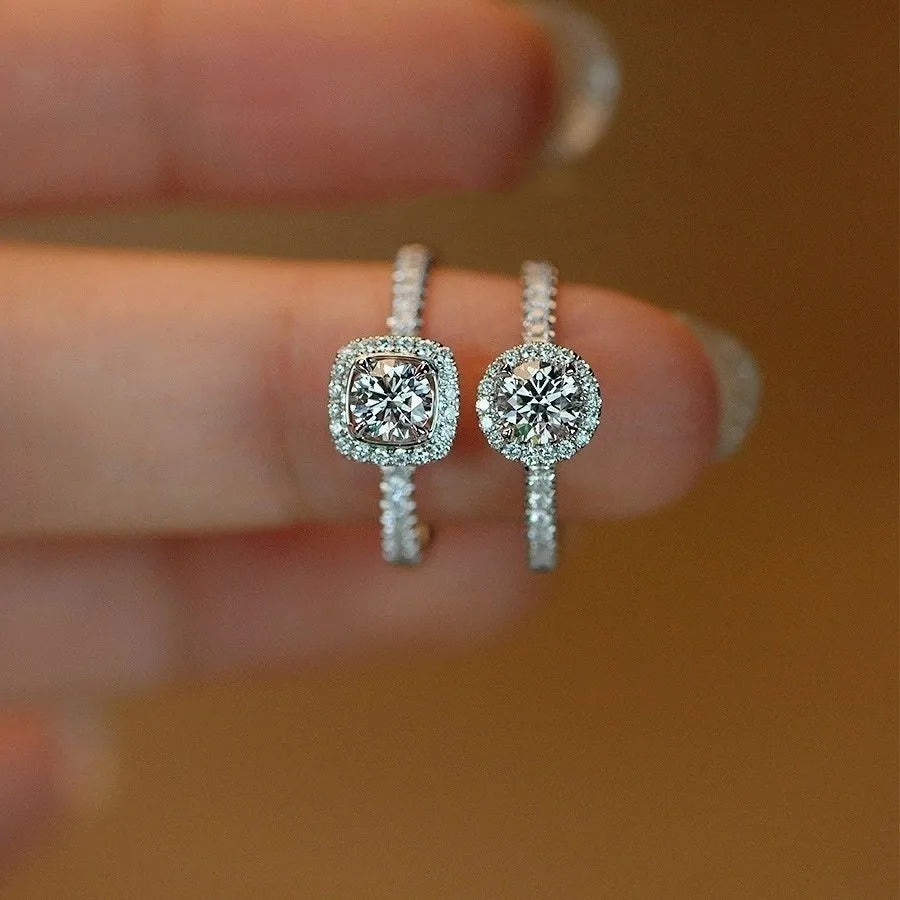 Moissanit Luxus Ring