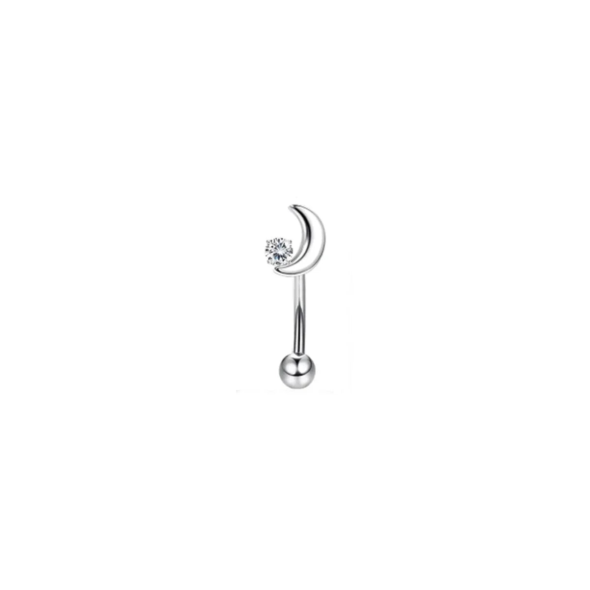 1/11er Set 16G Piercing  Gebogene Langhanteln für Helix, Rook und Augenbraue