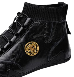 Herren Leder Schnürstiefel – Handgefertigt, Business & Casual, Verschleißfest